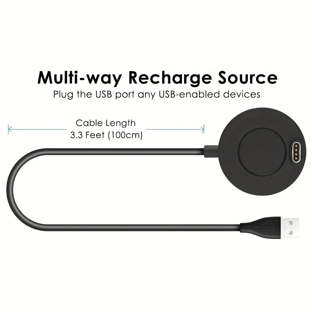 USB Fast Charging Dock for Garmin Vivoactive Fenix Venu Smartwatch Charger Oasis Select