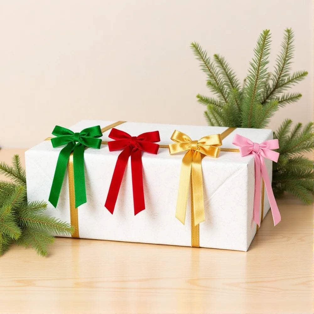 45cm Velvet Christmas Ribbon Bow | Wreath & Gift Decoration