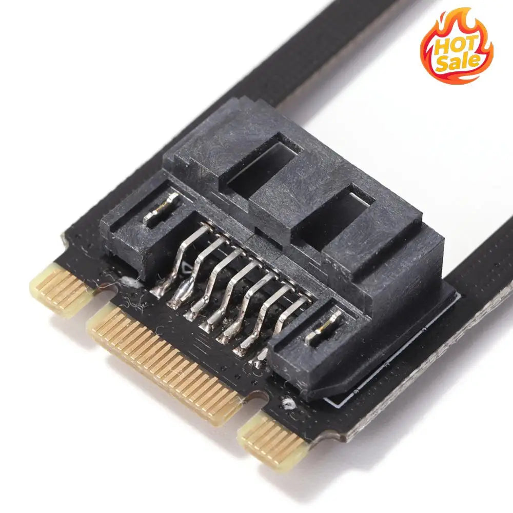 M.2 NGFF to SATA3.0 7PIN Adapter Card M.2 NGFF to SATA3.0 7 Pin Converter Adapter Board Card for 2242 2260 2280 SDD Connector Oasis Select