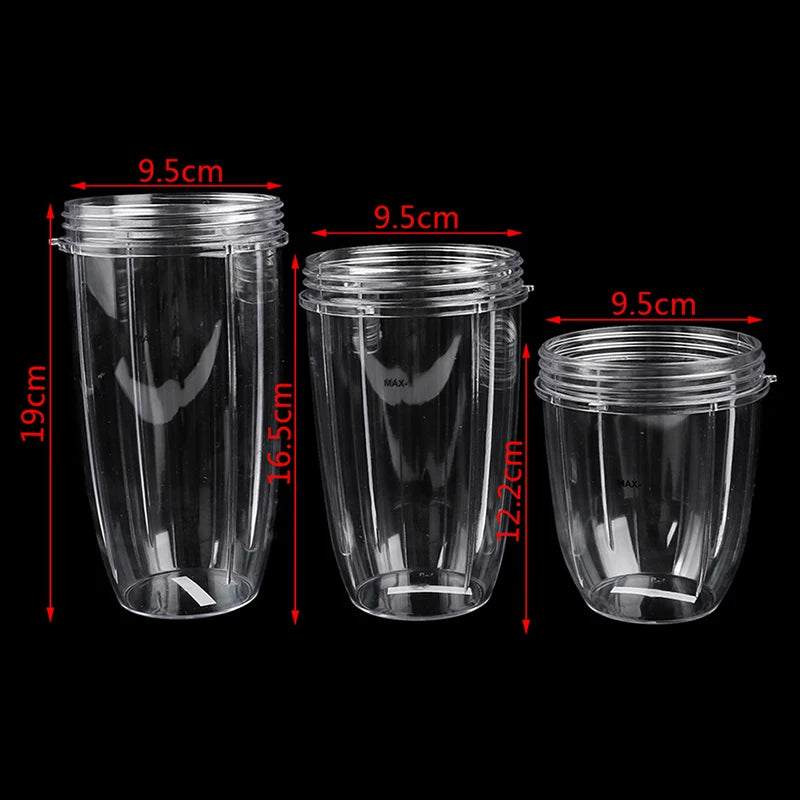 Juicer Cup Mug Clear Replacement For NutriBullet Nutri Bullet Juicer 18OZ 24OZ 32OZ Without Lid Oasis Select