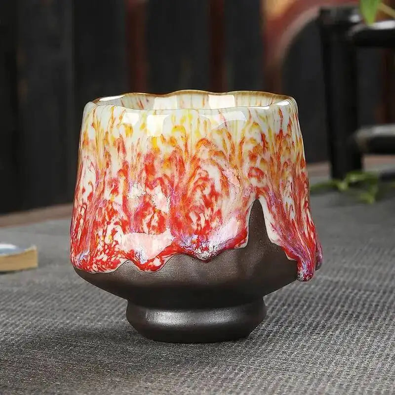 Japanese Coarse Ceramic Coffee Cup Handmade Tea Kungfu Household Water