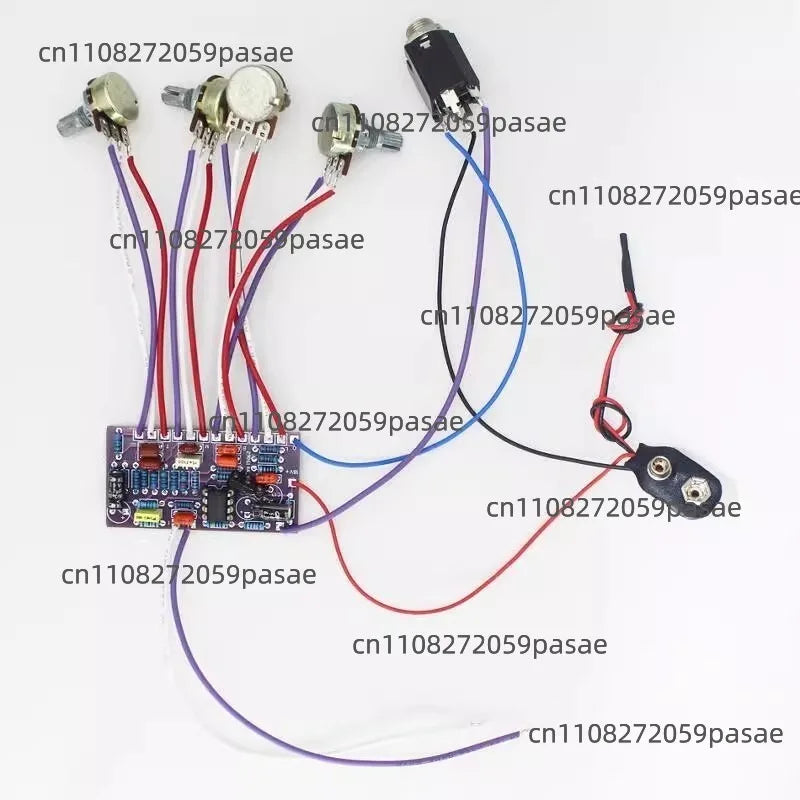 3-Band EQ Active Preamp Board – DIY Guitar & Bass Upgrade