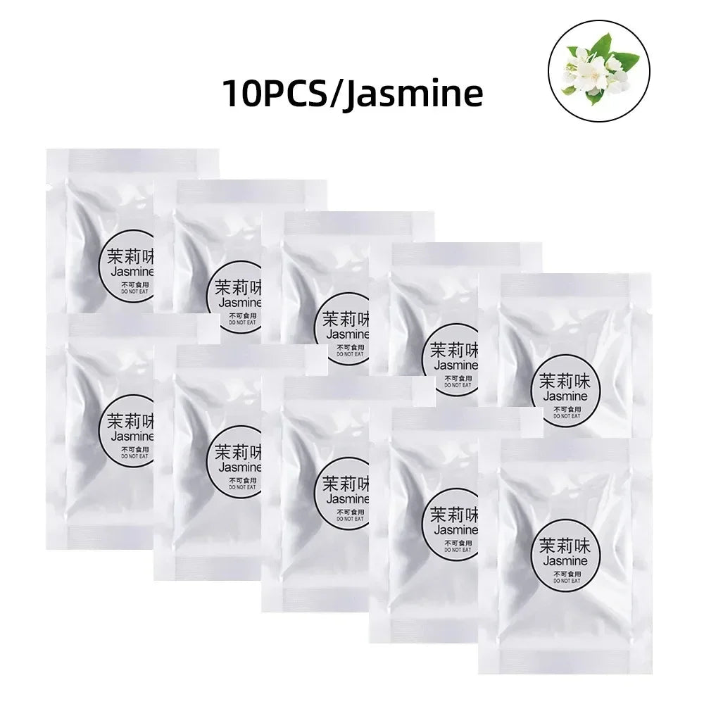 5/10/15pcs Car Air Freshener Supplement Car Vent Perfume Refill Replace Aroma Cotton Pads Perfume Fragrance Interior Accessories Oasis Select Jasmine-10pcs