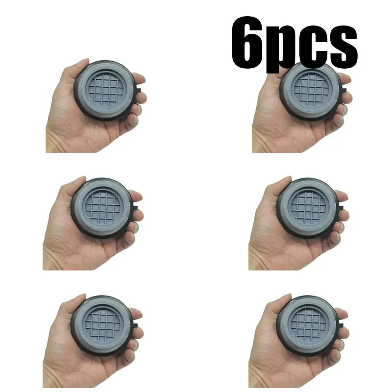 2/4/8/12pcs Washing Machine Shock Pad, Washing Machine Silicone Foot Pad, Suitable For Daily Washing Machine Shock And Noise Oasis Select 6pcs