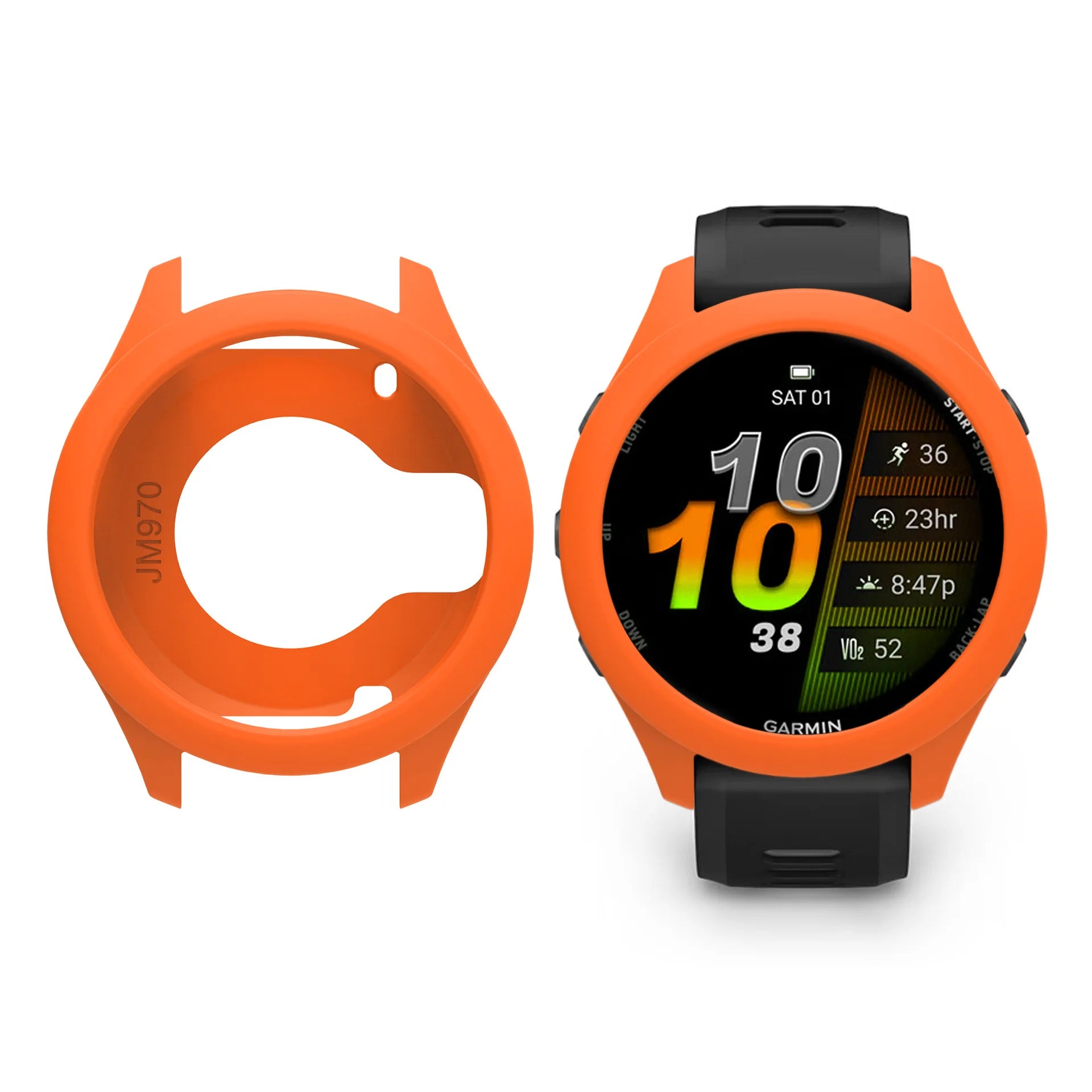 Silicone Bumper Case for Garmin Forerunner 570 & 970 Smartwatch Bumper Case Oasis Select
