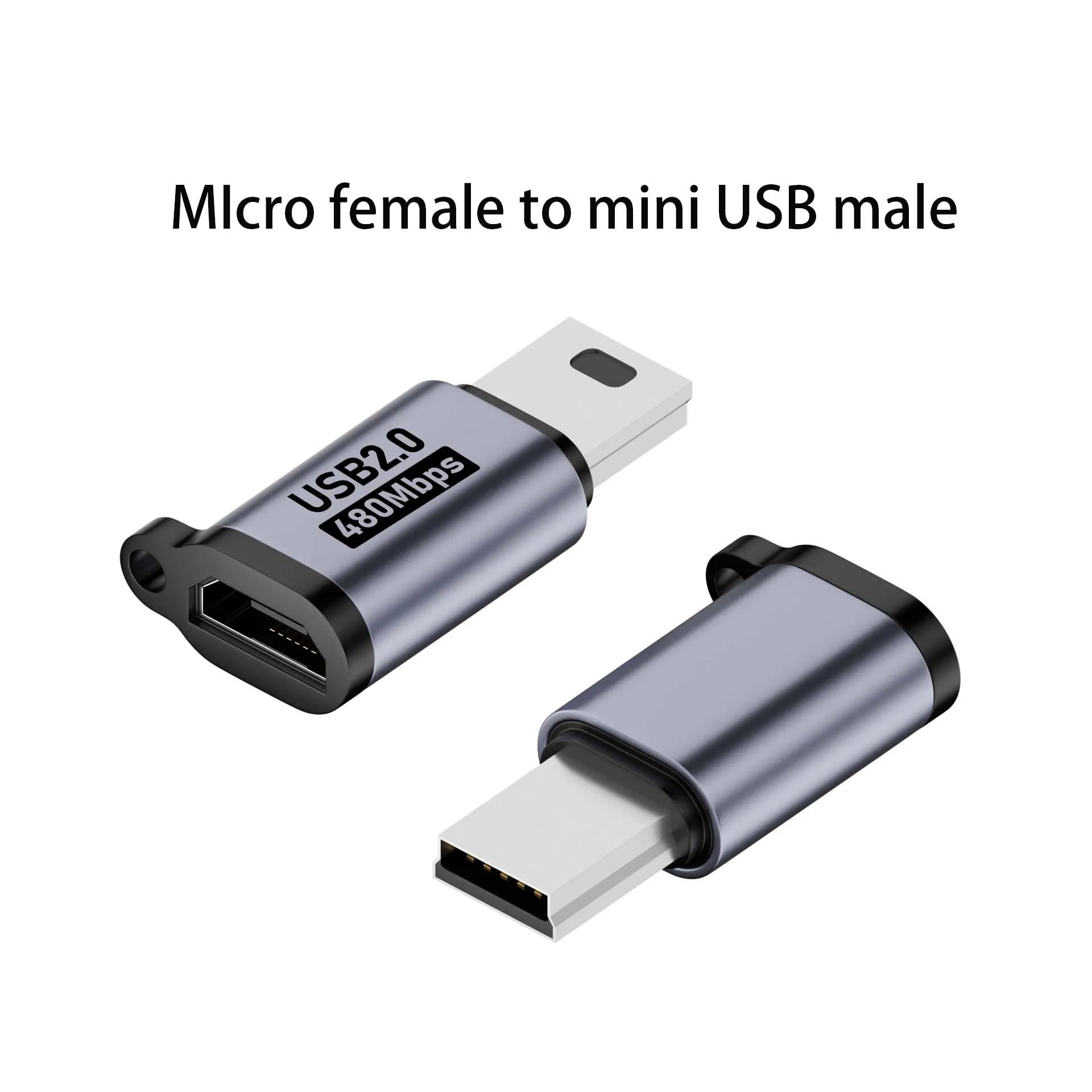 USB Adapter – Micro USB, Type-C & Mini USB Female Converter USB Plug Adapter Oasis Select Micro To Mini USB