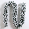For Weddings Flexible Decoration Garland 270CM Christmas Wreath Artificial Christmas Garland Decorative 8.8 Feet Long Oasis Select B China Mainland
