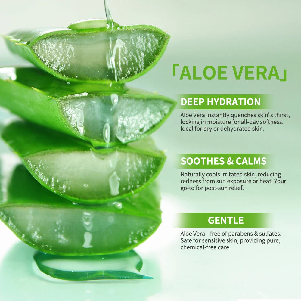 Multi-skin Care Aloe Vera Skin Care Set Deep Moisturizing Deep Nourishment Whitening Brightening Hydrating Smooth Skin Oasis Select
