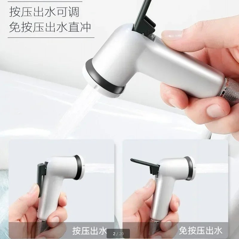Handheld Toilet Bidet Faucet Adjustable ABS Shower Bidets Pressurized Sprinkler Nozzle Toilet Cleaning Flusher Bathroom Parts Oasis Select