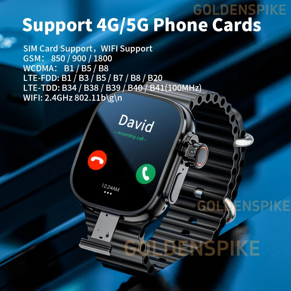S10 Ultra 3 Smartwatch 4G AMOLED GPS Android 10 Rotary Camera