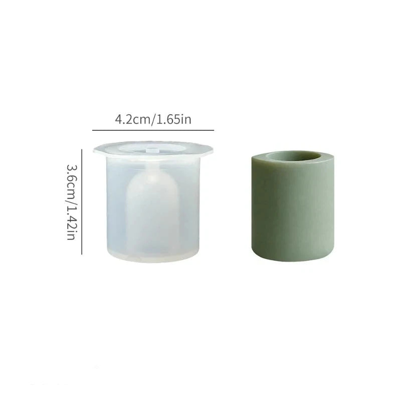 Flower Test Tube Holder Silicone Molds DIY Handmade Vase Tray Epoxy Resin Mould Candlestick Holder Plaster Cement Mold Oasis Select A8
