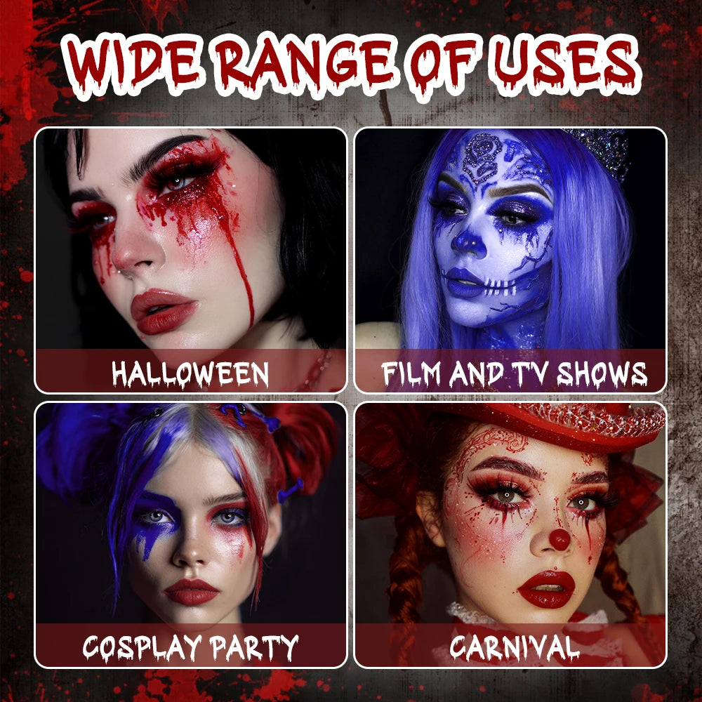 Realistic Washable Fake Blood Makeup | Halloween Body Paint 170ml Halloween Body Paint Oasis Select