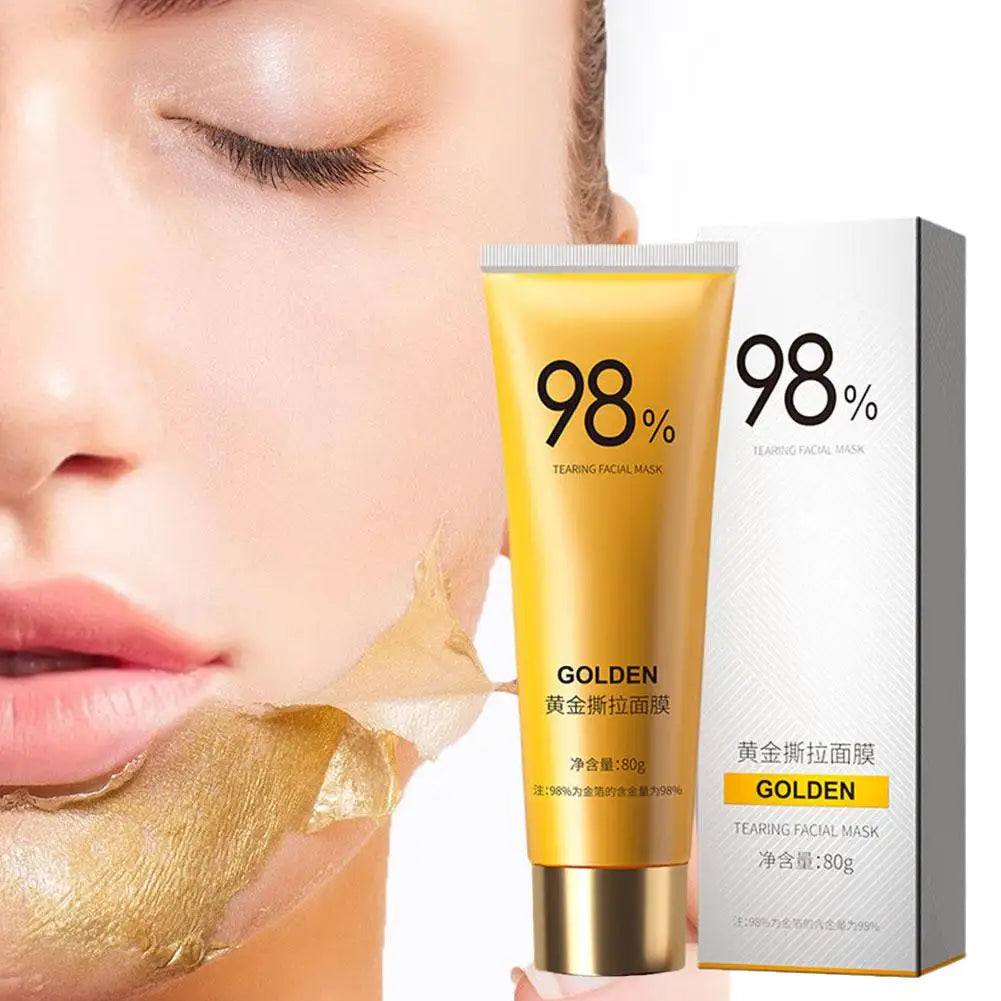 Gold Collagen Peel-Off Face Mask – Pores, Blackheads & Glow Peel-Off Face Mask Oasis Select
