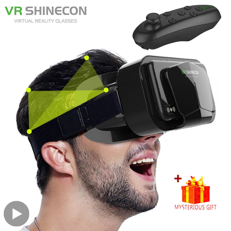 VR Headset Goggles for 4.7–7" Smartphones | 3D VR Glasses