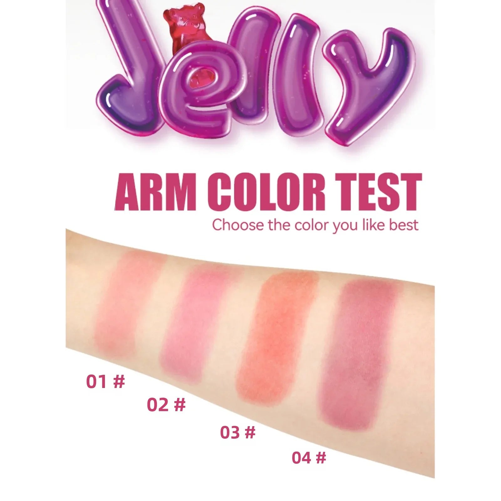 MLSMILE 2 In 1 Jelly Blush Stick Lip Cheek Tint Brightening Cream Makeup Long Lasting Natural Glow Oasis Select