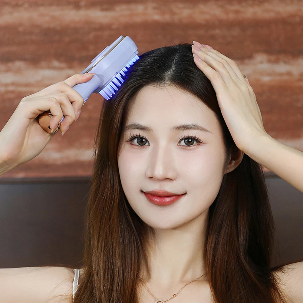 Scalp Massage Comb – Red Light Therapy & Vibration Hair Brush