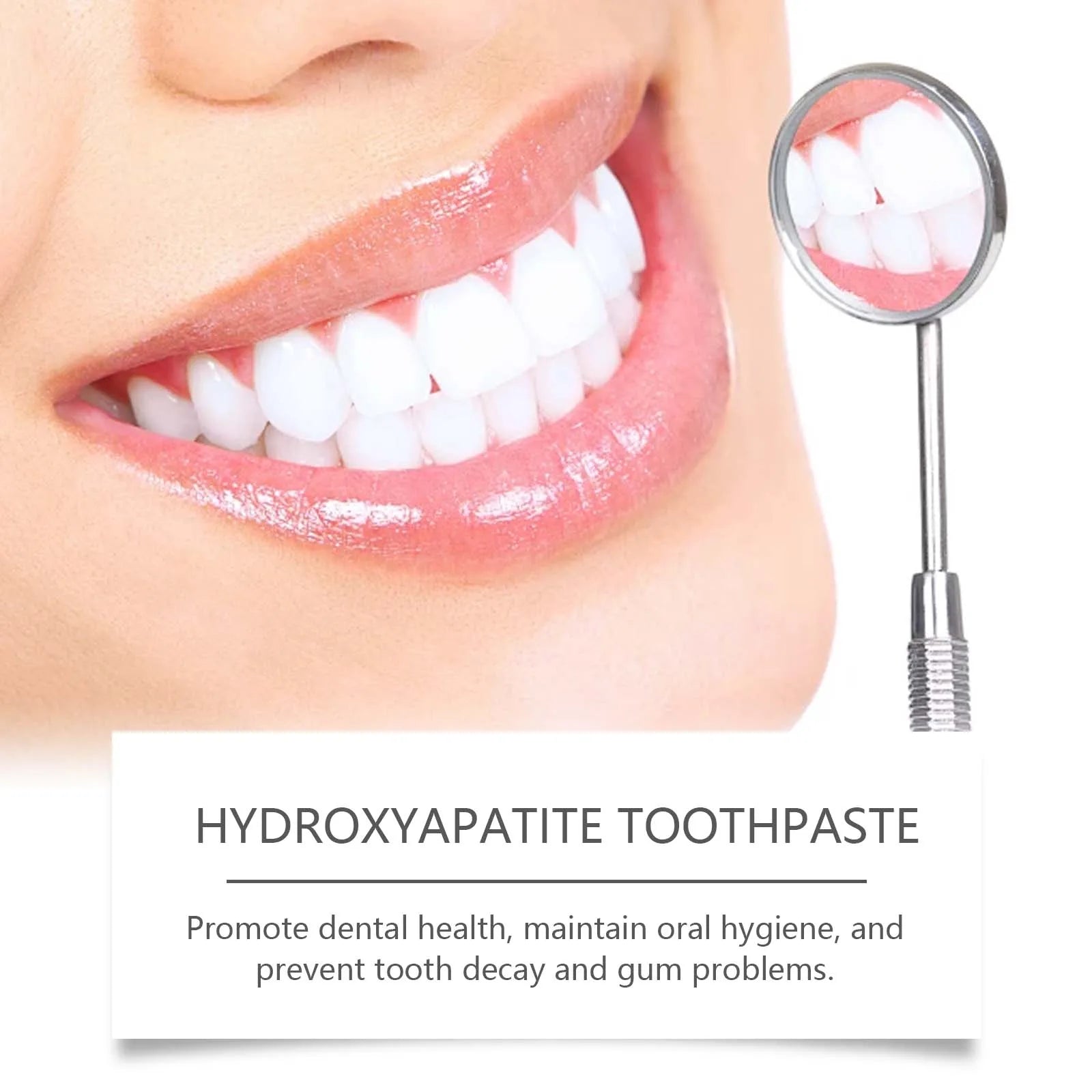7.5% Hydroxyapatite Toothpaste for Sensitive Teeth - Enamel Protection & Strengthening, Fluoride-Free, Gentle & Effective Formul Oasis Select