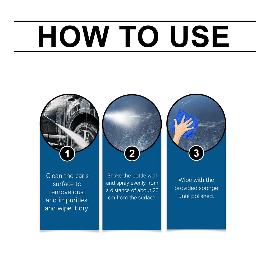 Car Ceramic Coating Spray 120ml – High Gloss & Long-Lasting Ceramic Coating Spray Oasis Select