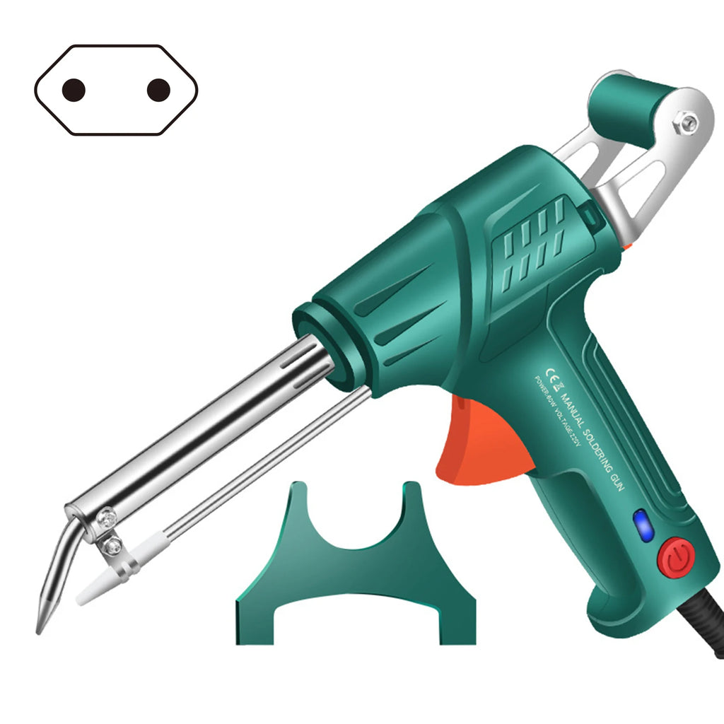 60W Electric Soldering Iron Gun – Auto Tin Feed & Fast Heat