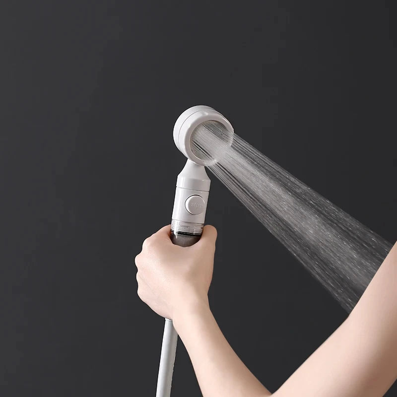 Pressurized Filter Shower Set Water Purifying and Antibacterial Nozzle Portable Shower Head for Traveling Business Trips Hotel Oasis Select