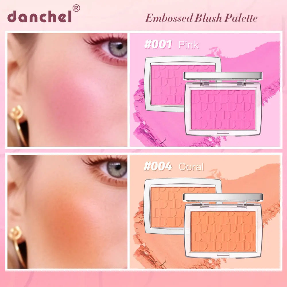 Blush Matte Natural Cheek Tint Brighten Face Waterproof Face Contouring Cosmetics Blush Powder Soft Female Makeup For Cheeks Oasis Select