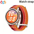 18mm/20mm/22mm Two-Section Hardware Stitched Cloud-Sense Breathable Nylon Loop Watch Strap Watchstrap Universal Braided Band Oasis Select RD 22mm