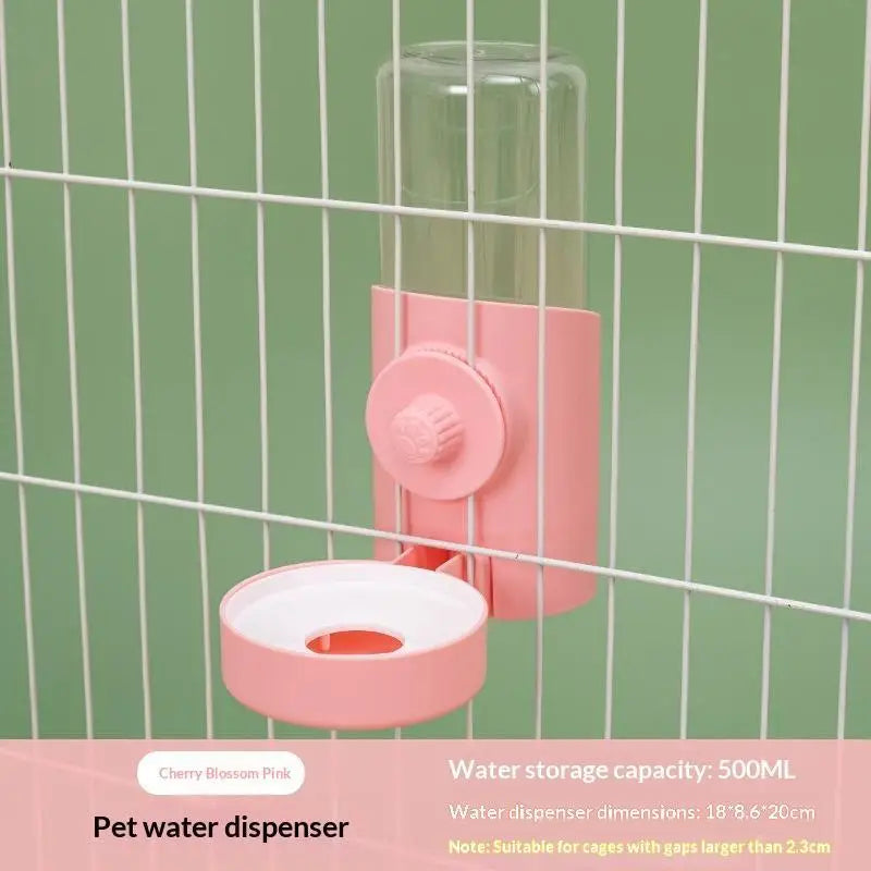 New Pet Chinchilla Hanging Feeding Waterer Easy Install Pigeon Rabbit Small Animal Automatic Feeding Water Bowl Pet Products Oasis Select E