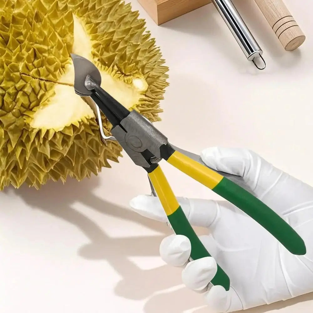 Ergonomic Durian Opener Tool – Stainless Steel Fruit Pliers