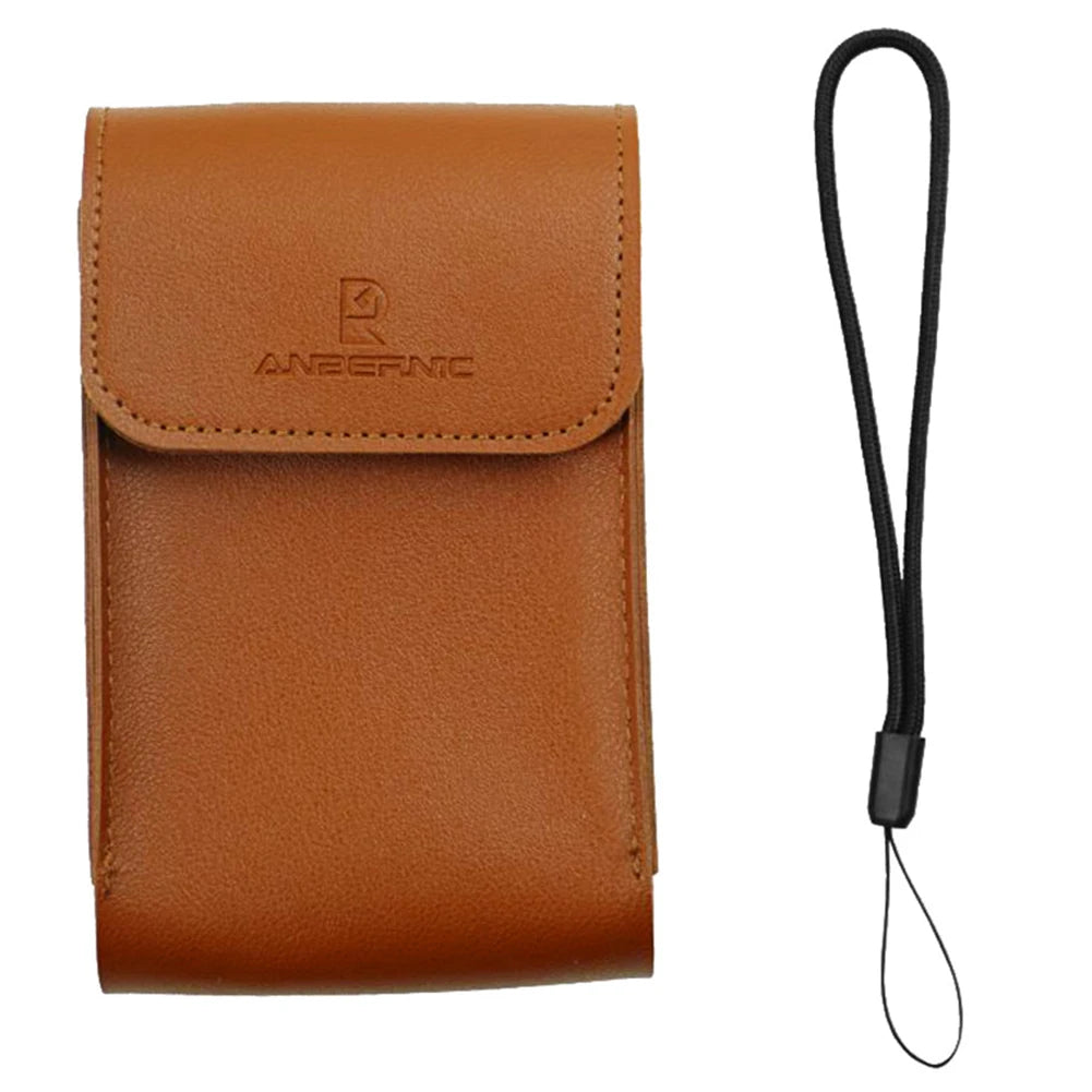 For Anbernic RG34XX Screen Protector Game Console Tempered Glass Film Portable Storage Bag Carring Case Game Accessories Oasis Select PU Bag China Mainland