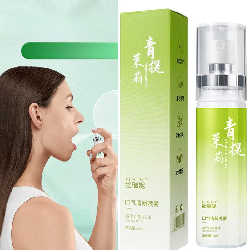 Green Jasmine Fresh Breath Oral Spray – Floral & Fruity 2×20ml