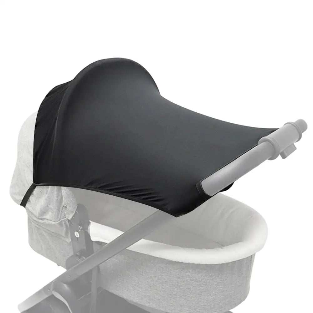 Stroller Shade Extender Stroller Canopy Foldable Adjustable UV Protection Net Sunshade for Hot Weather Protection Travel Beach Oasis Select A