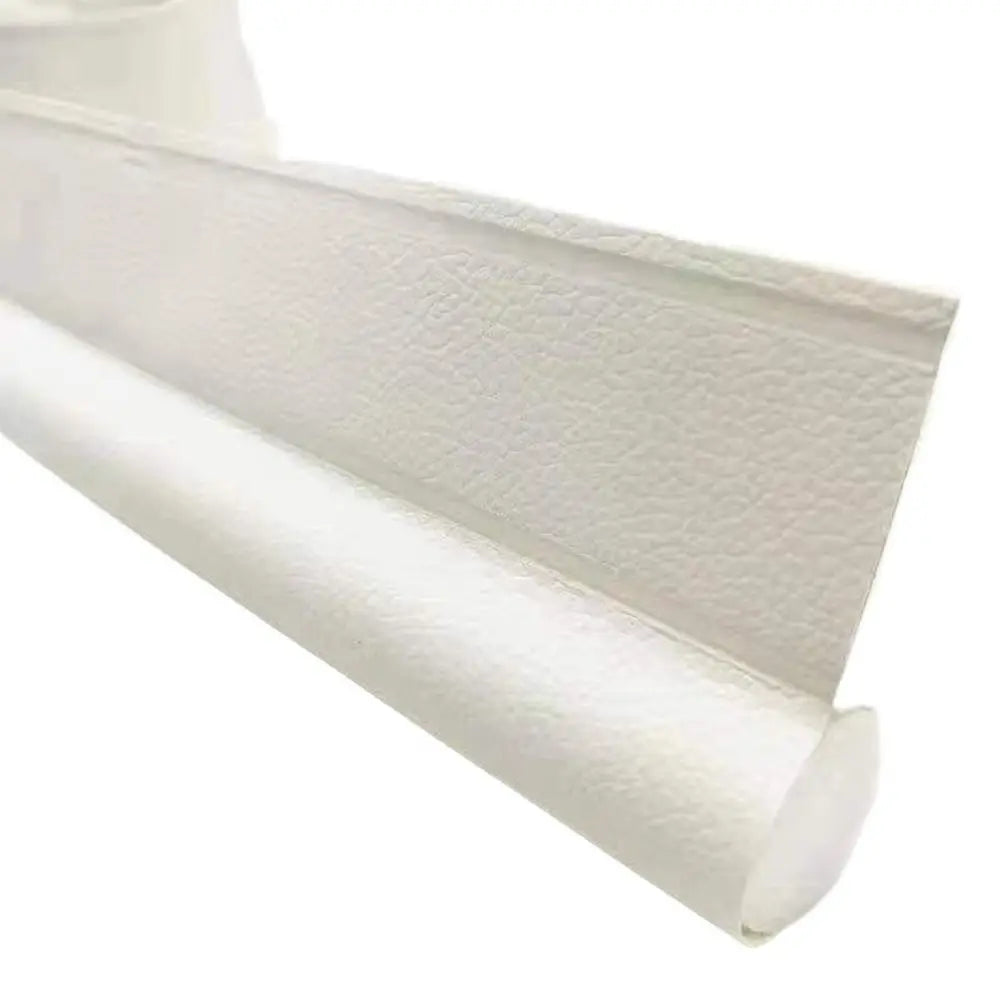 New Leather Door Seal Strip Windproof Foam Sound Insulation Sealing Strip Warm Multifunctional Door Joint Sealing Strip Door Oasis Select white