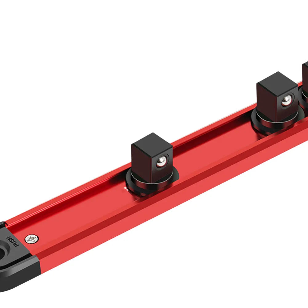 360° Swivel Magnetic Socket Organizer – 1/4, 3/8 & 1/2 Inch Socket Rail Organizer Oasis Select
