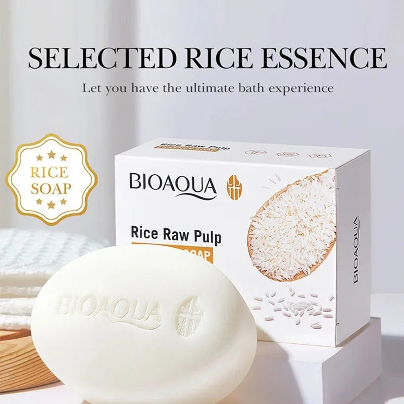 SADOER Rice Plasma Soap – Hydrating Oil Control Bar 100g