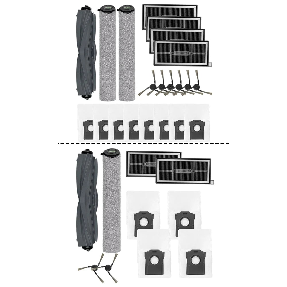 Main Side Brush Roller Mop Cloth Filter Kit For MOVA S70 S70 Ultra S70 Pro Robot Vacuum Cleaner Replacement Parts Accessories Oasis Select