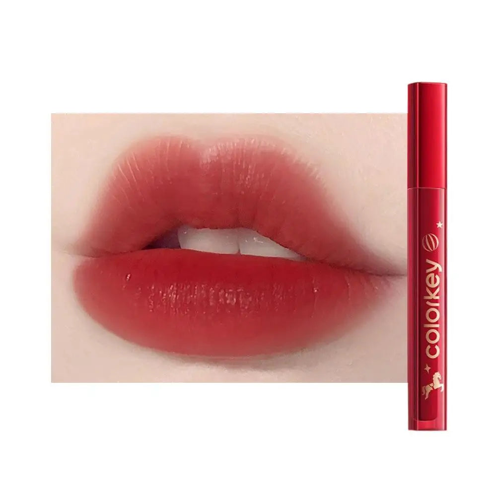 COLORKEY [Year of the Horse Limited Edition] Water Mist Lip Glaze Set Unique Gift Box Matte Velvet Lipstick Eyeshadow Makeup Oasis Select R300 1