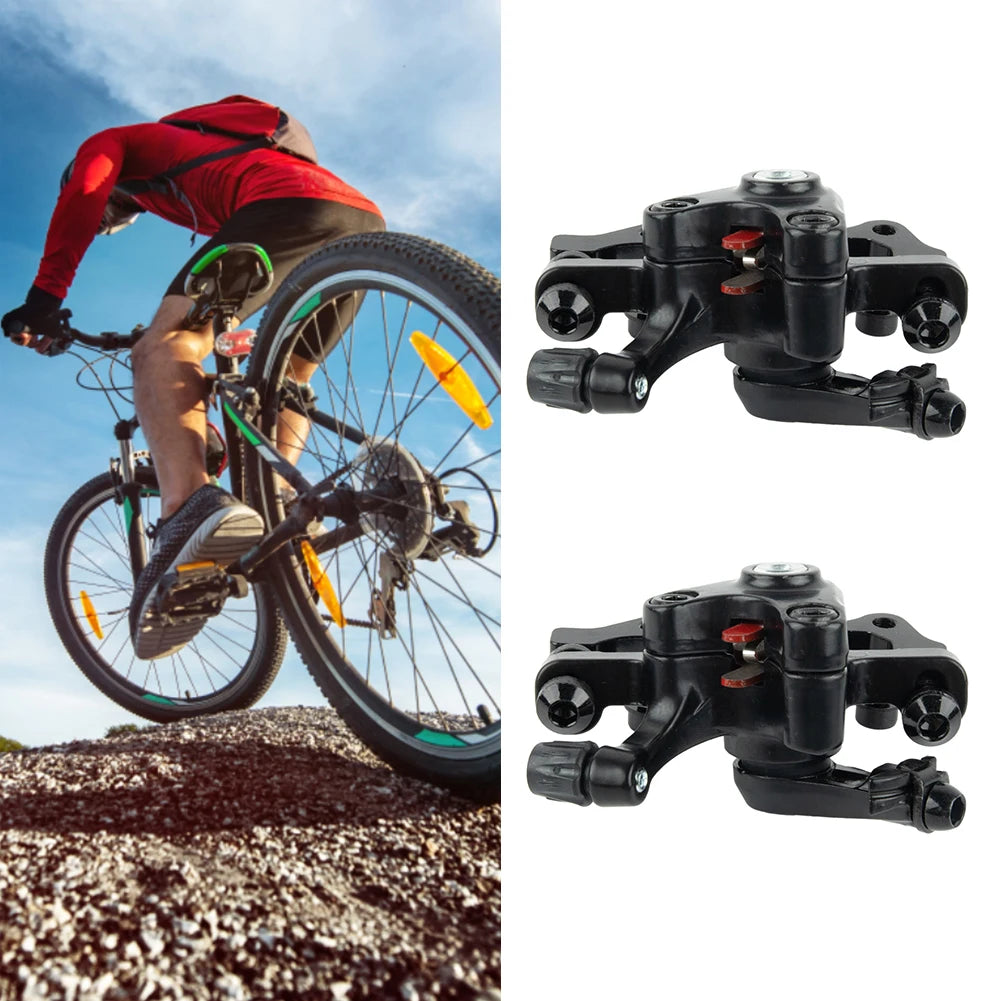 Mechanical Bicycle Disc Brake Front+Rear Caliper MTB Mountain Bike Brake Pad Copper Base All Metal MTB Bike Cycling Accessories Oasis Select