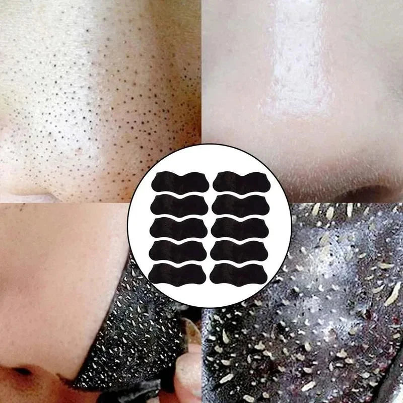 10/40/100pcs Unisex Blackhead Remove Mask Nasal Strips Shrink Cleansing Pore Nose Black Head Remove Sticker Skin Care Mask Patch Oasis Select