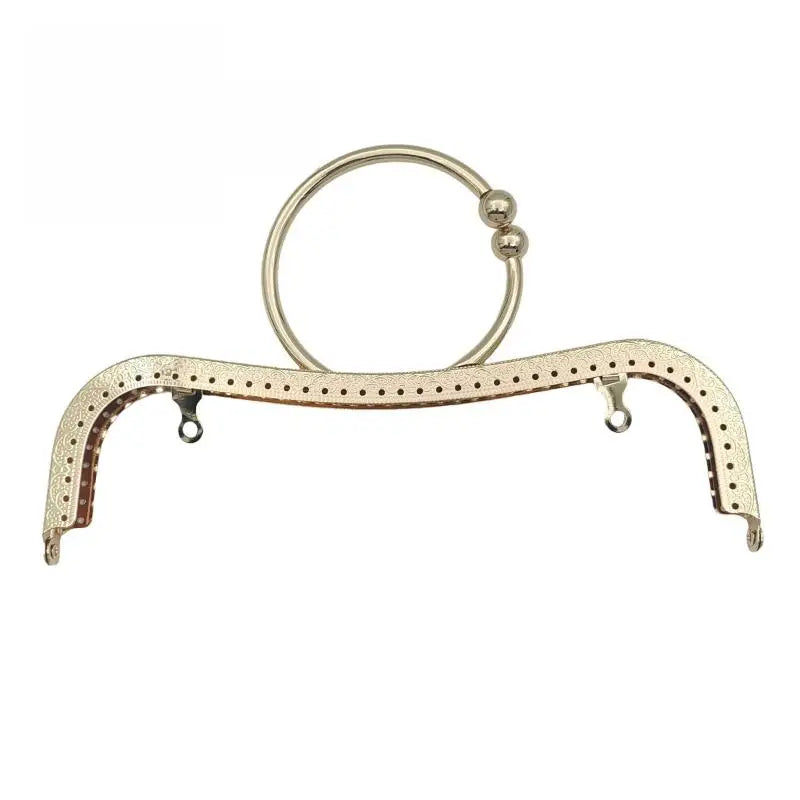 22cm Metal Purse Frame Kiss Clasp M-Shape DIY Bag Handle Bag Frame Clasp Oasis Select A1