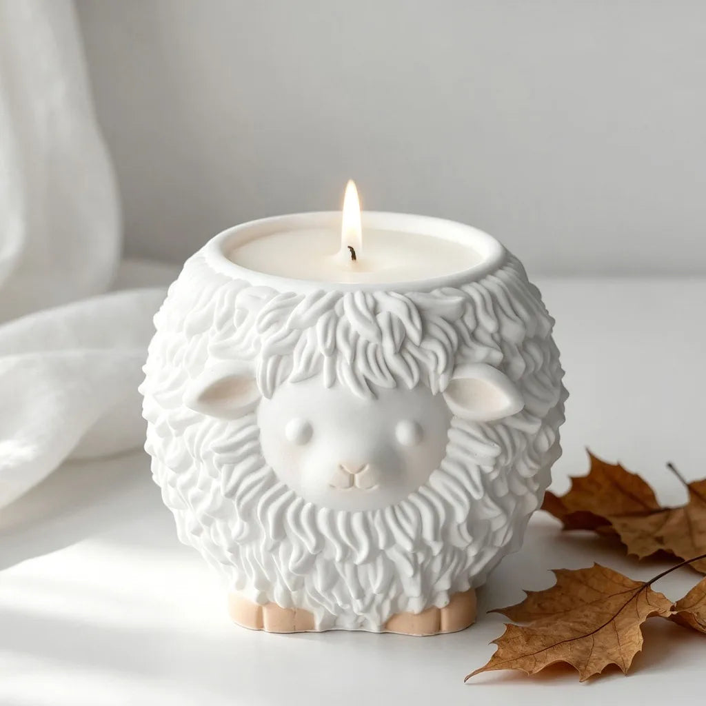 Sheep Candle Mold Versatile 3d Animal Silicone Mold Diy Plaster Mold 3d For Bedroom Home Decor Living Room Oasis Select