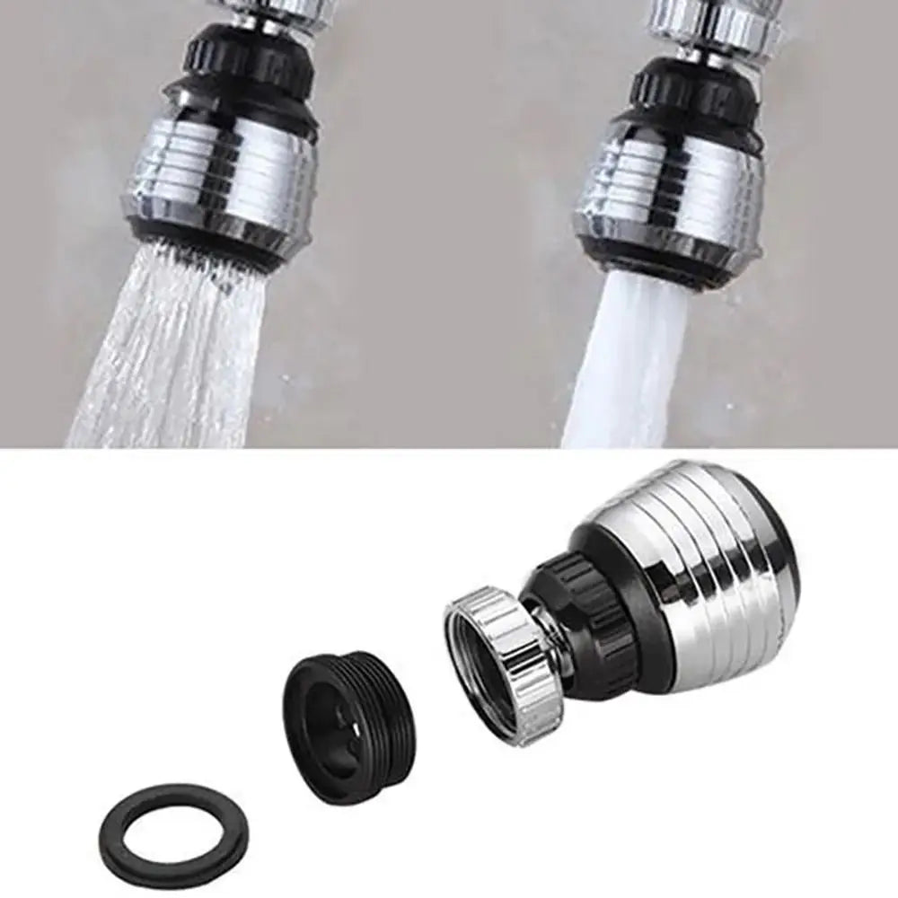 1Set Booster Nozzle Extender 360 Degree Faucet Anti Splash Head Universal Rotating Bubbler Bathroom Kitchen Tools Water Saver Oasis Select