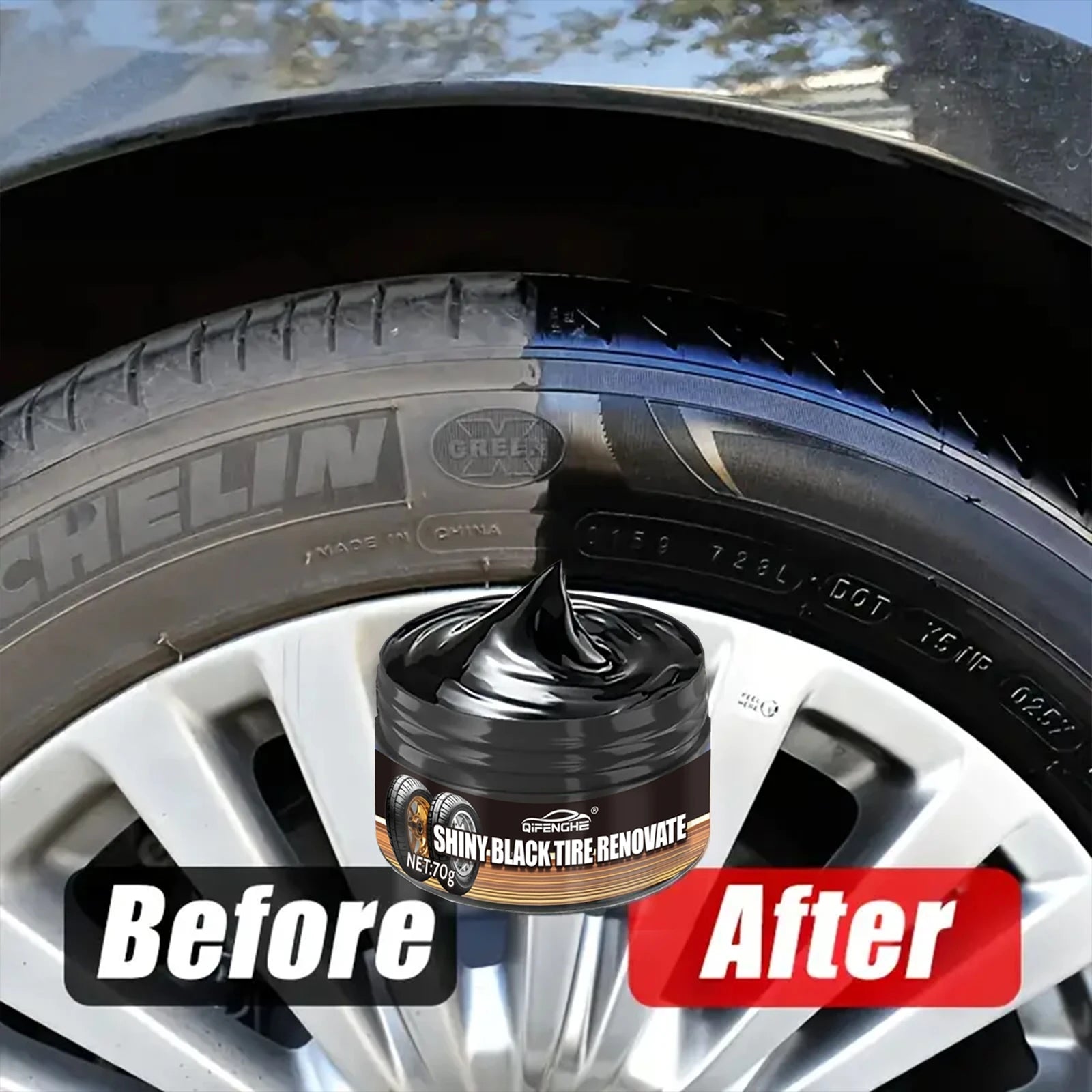Tire & Wheel Shine Wax – Restore, Protect & Enhance Car Finish