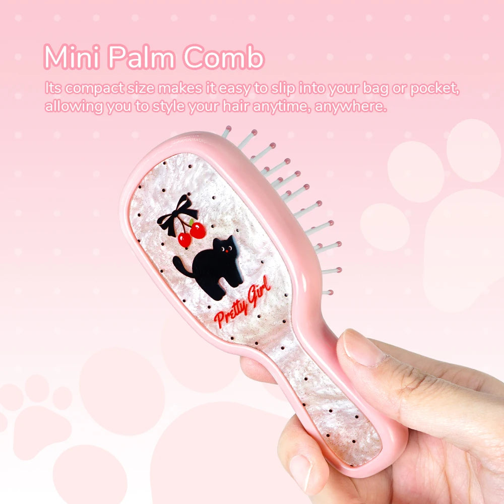 Cute Cartoon Hair Detangling Brush – Cushion Comb for Women Hair Detangling Brush Oasis Select