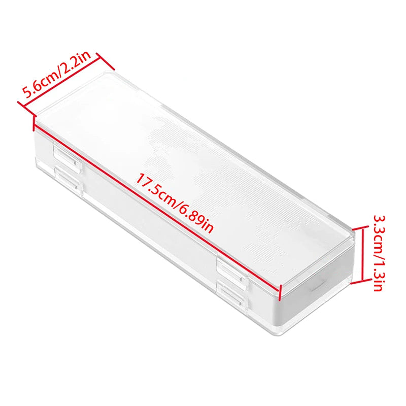 AA Battery Storage Case Holder Organizer Compact PC Battery Box For 24pcs AA Or 14500 Batteries Water-Resistant And Easy To Carr Oasis Select