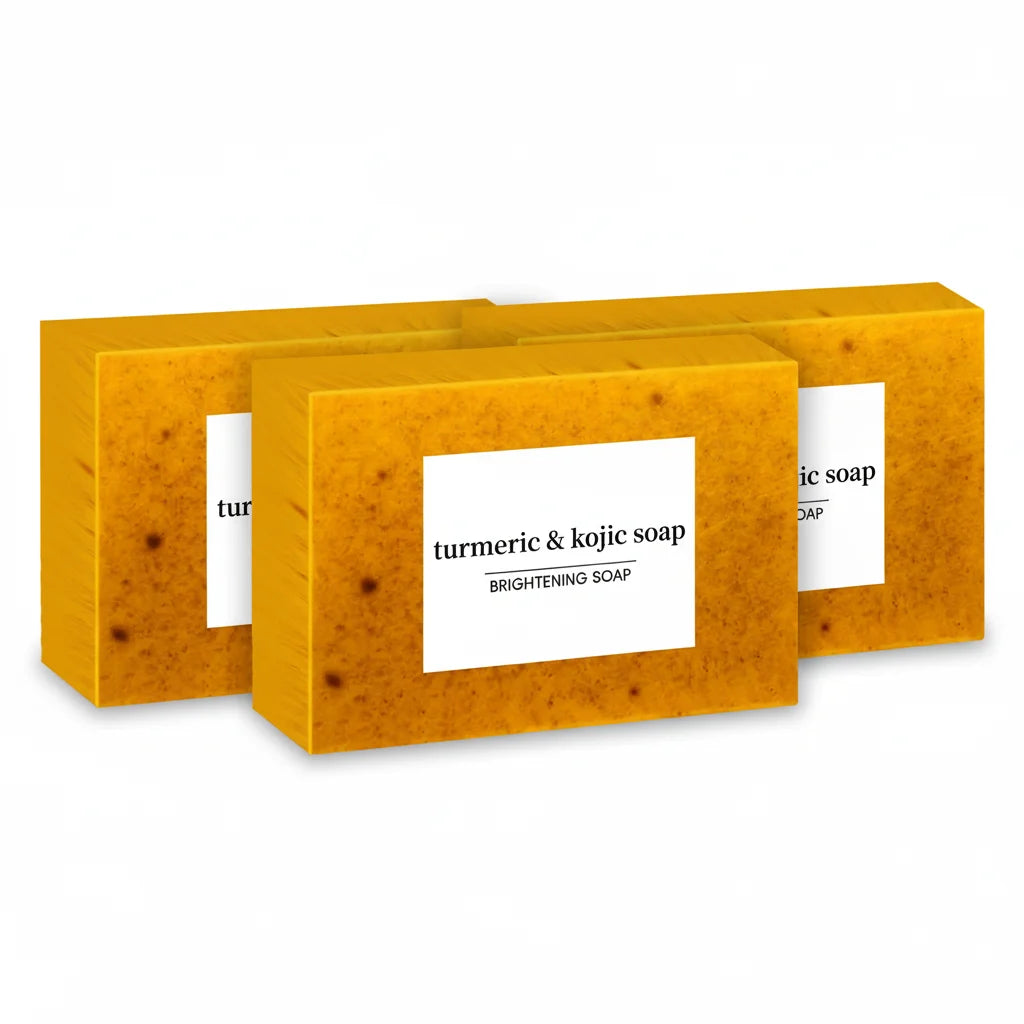 100g Turmeric Kojic Acid Glow Soap Dark Spot Acne Removal Even Skin Tone Mositen Smooth Skin Deep Cleansing Handmade Soap Oasis Select