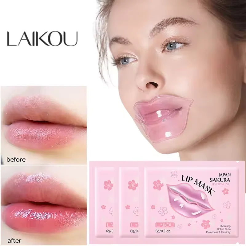 Sakura Hydrating Lip Mask – Exfoliating & Moisturizing Korean Lip Care