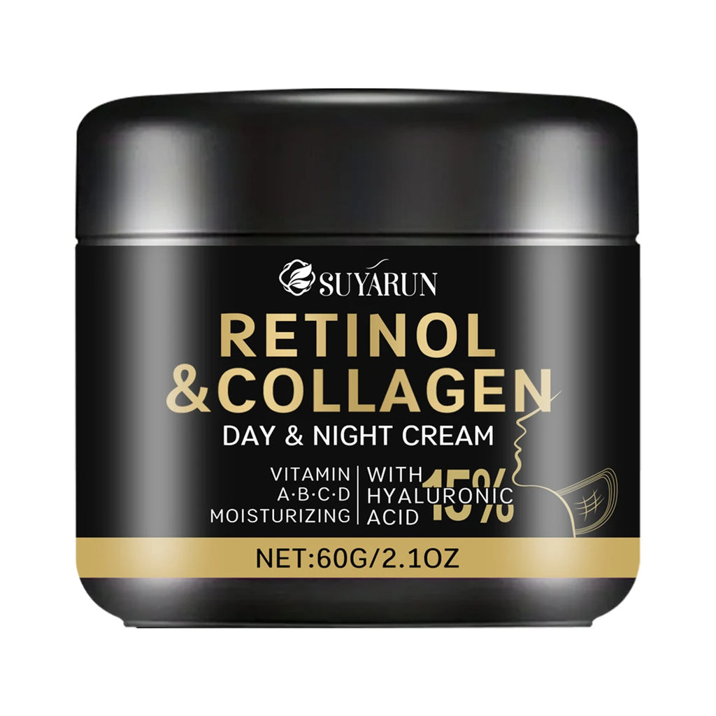 SUYARUN Retinol Collagen Neck Cream - Anti-Aging Firming Treatment for Wrinkles, Lifting Moisturizer (Organic, Unisex). Oasis Select 60g
