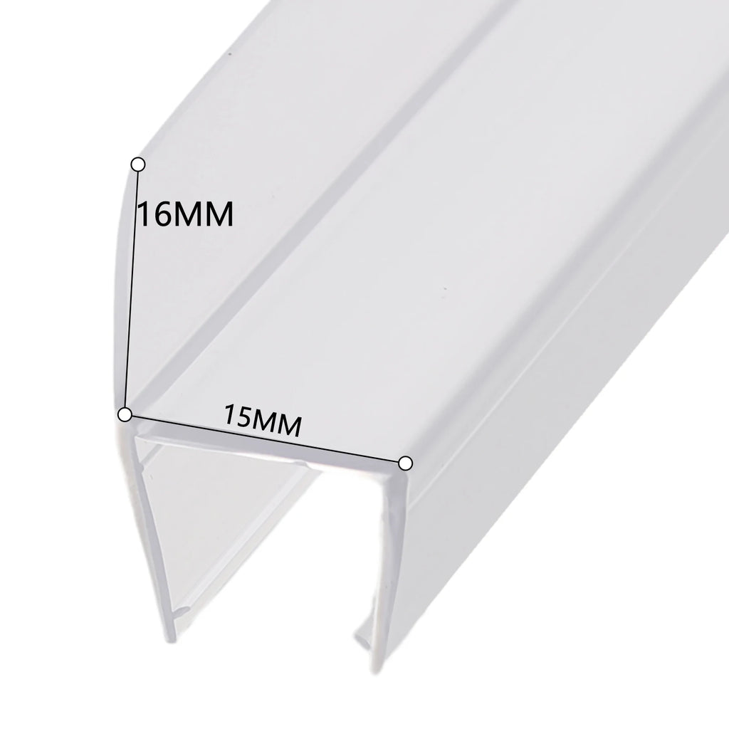 2PCS 50-cm Seal FOR Shower Door Seal 6/8/10/12/15mm Water Deflector Home BATHROOM Supplies Replacement Accessories