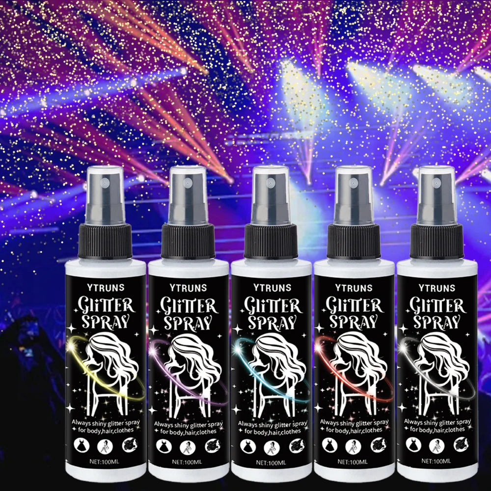 Radiant Glitter Highlighter Body Spray | Festivals & Parties