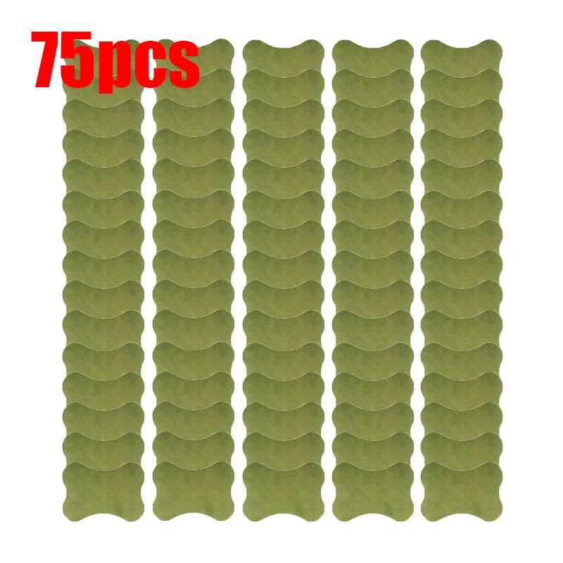 15/45/75pcs Non-Woven Mugwort Patches For Neck Lumbar Knees Body - Soothing Comfort Self-Heating Patches For Running Exercise Oasis Select 75PCS Lumbar spine